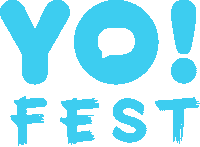YoFest logo bubble youth yofest Sticker
