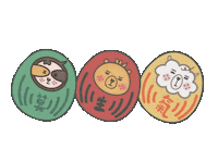 Daruma Sticker