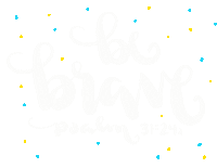 CalmInThePsalms god christian bible brave Sticker