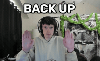 Stay Back Get Away GIF