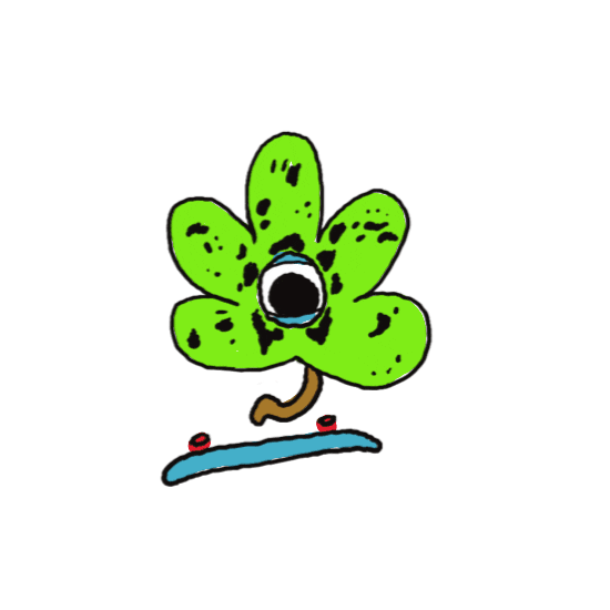 flower eye Sticker by Dew Tour