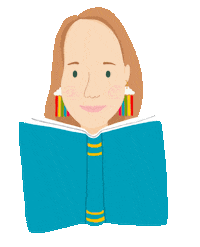 hfiedler book books reading writing Sticker