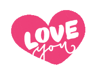 I Love You Heart Sticker