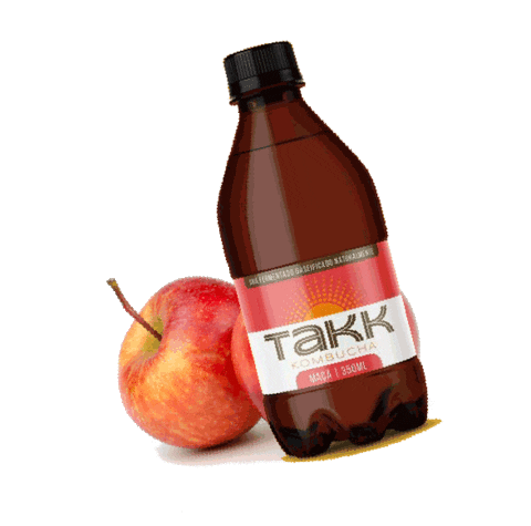 bebatakk giphyupload apple kombucha maca Sticker