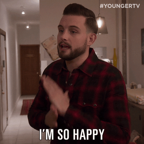 happy josh GIF by YoungerTV