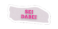 Jugendarbeit Dabei Sticker by Jugendleiter-Blog