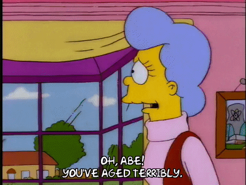 season 7 abe simpson GIF