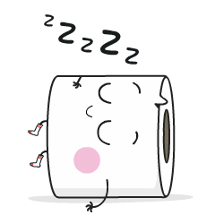 Toilet Paper Love Sticker by Paper Poo