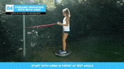 fitintennis training fitness coach bosu ball female workout GIF