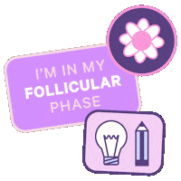 Spring Period Sticker by Blob Box