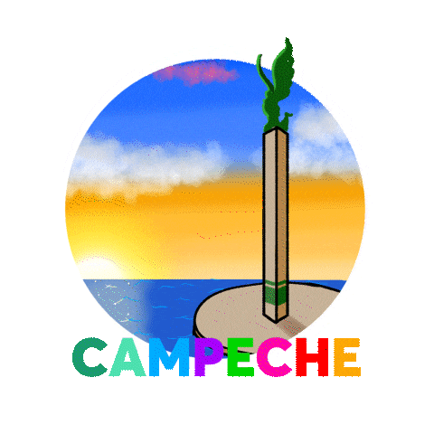 Travel Love Sticker by Campeche Turismo