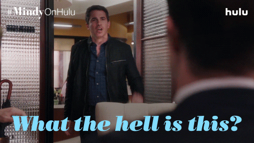 angry the mindy project GIF by HULU
