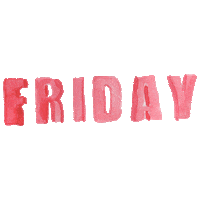 Friday Weekend Sticker by leeamerica