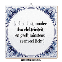Humor Licht Sticker by Tegelspreuken.nl