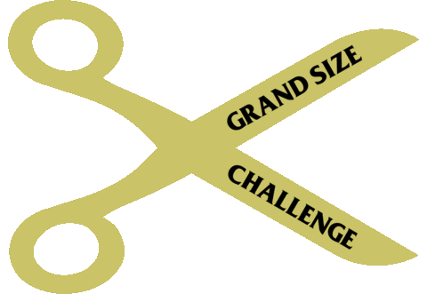 Grandsizechallenge Sticker by 12-Grand®