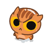 Stare Looking Sticker