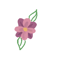Dxeman flower flowers pink flower d eman Sticker