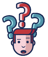 ichance head question question mark frage Sticker