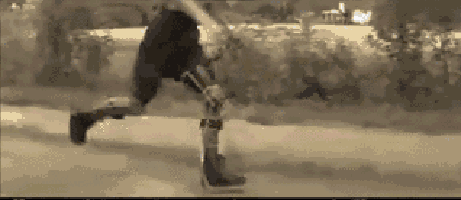film black and white running amazing forest gump GIF