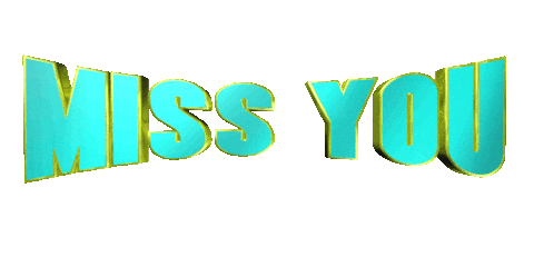 miss you text Sticker