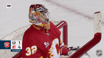 Happy Calgary Flames GIF by NHL