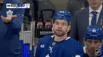 Toronto Maple Leafs Laughing GIF by NHL
