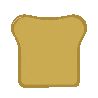 Bread Eating Sticker by AOKBW