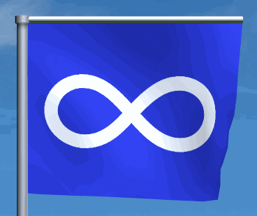 miyotehew giphyupload flag indigenous metis GIF