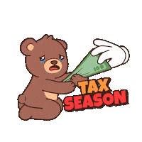 Teddy Bear Money Sticker by BEARISH