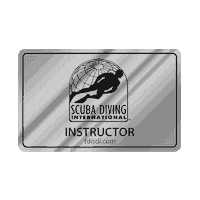 Logo Card Sticker by Scuba Diving International