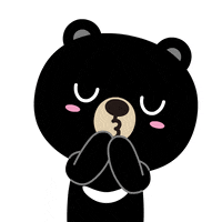 Gimcheon 사랑해 곰 뽀뽀 츄 GIF