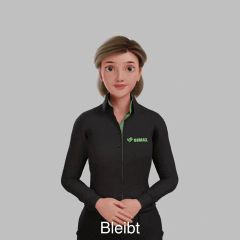Avatar Gebärdensprache GIF by Sign Time - SiMAX