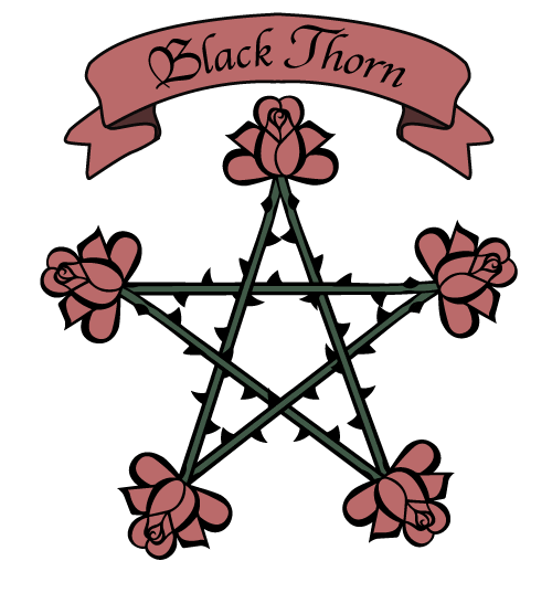 Black Thorn Sticker