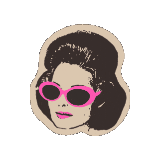 Pink Sunglasses Sticker by KewpieDolls