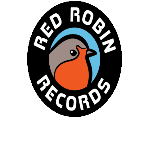 redrobinrecords giphyupload red robin red robin records redrobinrecords Sticker