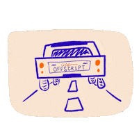 offscript_io car vroom creator economy offscript Sticker