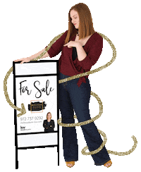 MelissaDunnRealty real estate realtor sign for sale Sticker