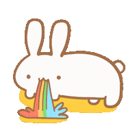Rainbow 吐 Sticker