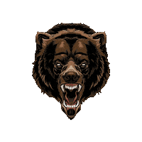 BearEatsTiger beer bear esports tiger Sticker