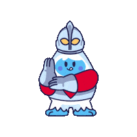Kaiju Yeti Sticker by The Yetee