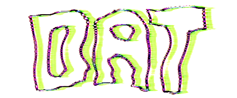 Art Glitch Sticker