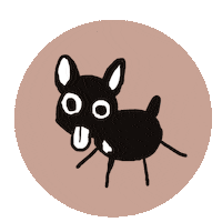 corvinanim cat dog rawr woof Sticker