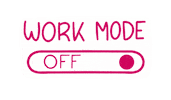 Working On Off Sticker by LUX FUX Media GmbH