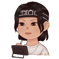Artist Drawing Sticker