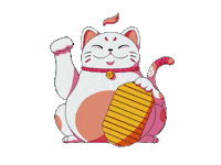 Chinese New Year Cat Sticker