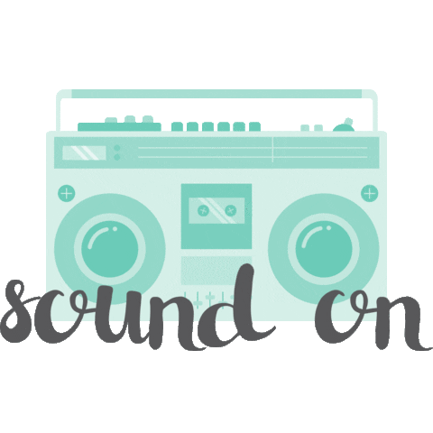 radio sound Sticker
