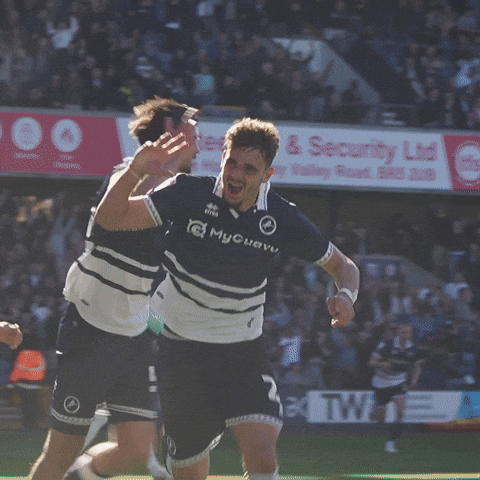 Celebration Encourage GIF by MillwallFC