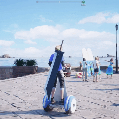 Cloud Playstation GIF by Square Enix