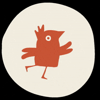 CozyCoop loop surprise shock eye GIF