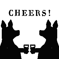 Cheers Ham Sticker by rockinghambrewing